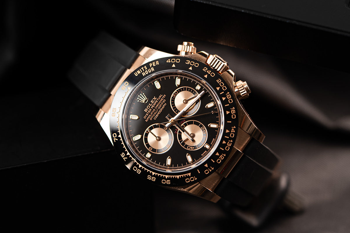 Rolex Daytona Roségold Oysterflex