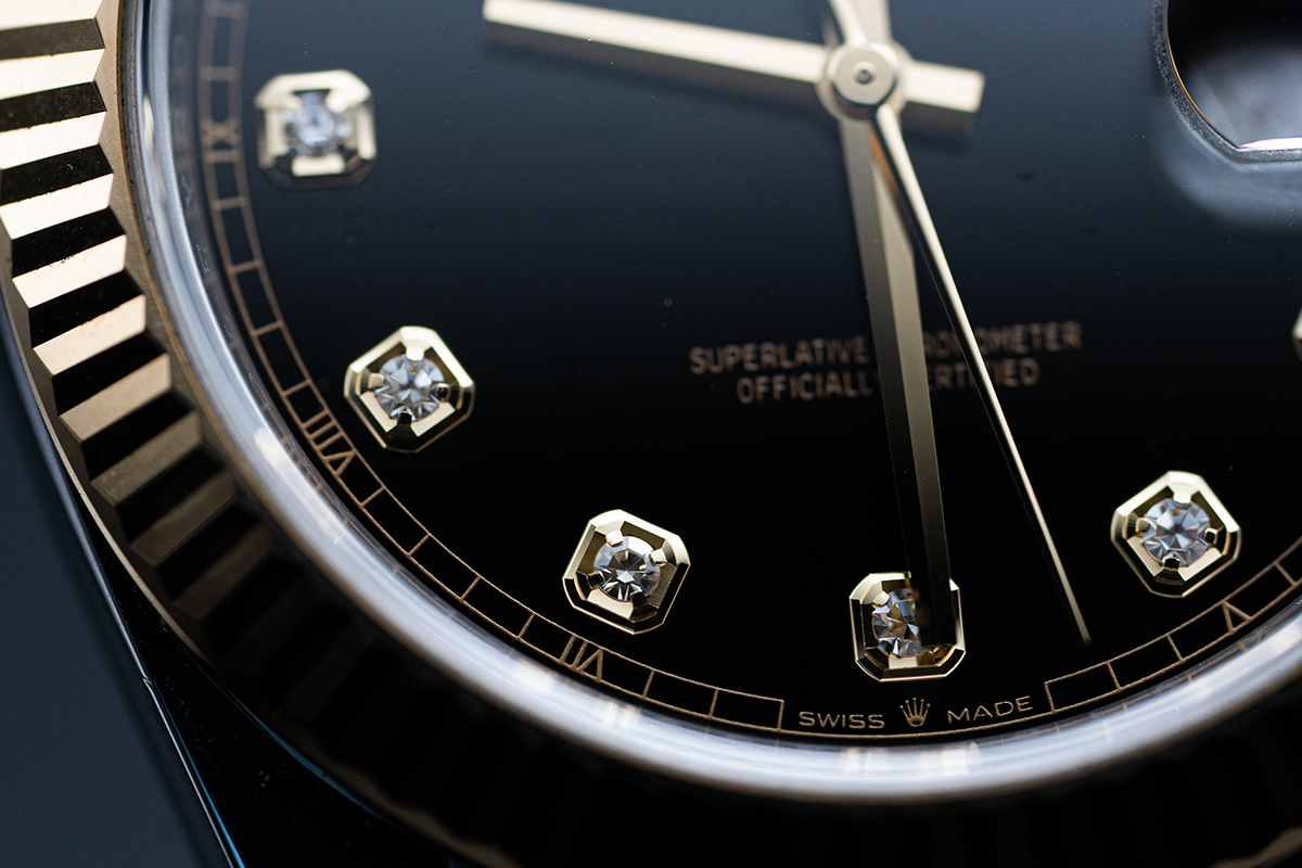 Rolex Datejust 41 Bicolor (Schwarz / Diamanten)
