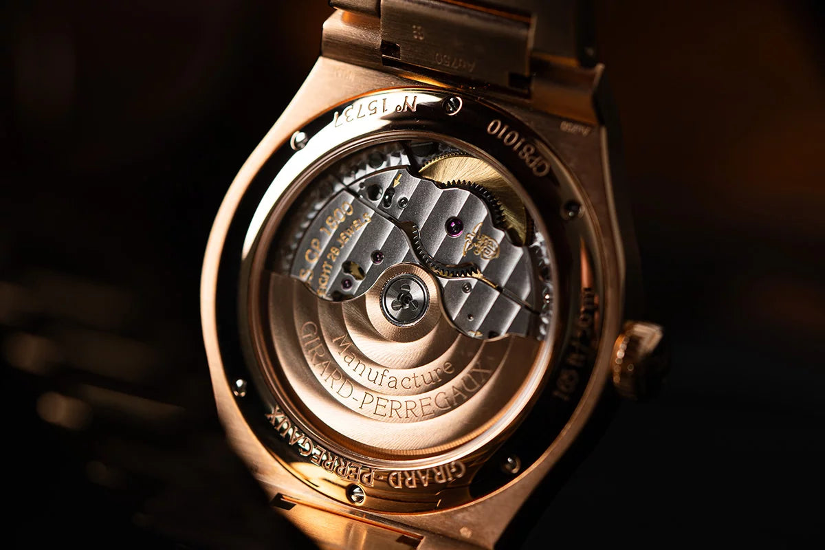Girard-Perregaux Laureato Onyx-Dial (Roségold)