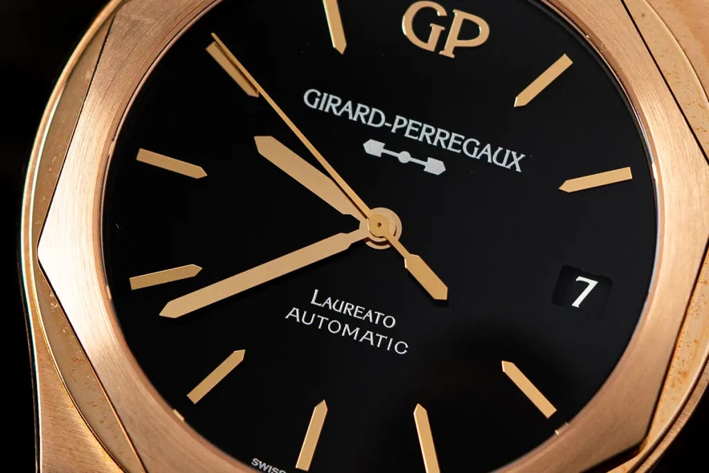 Girard-Perregaux Laureato Onyx-Dial (Roségold)