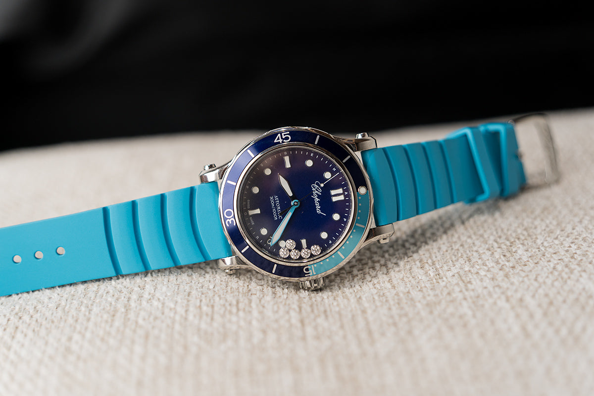 Chopard Happy Ocean 278587-3001 – Blau/Türkis – Zifferblatt und Band
