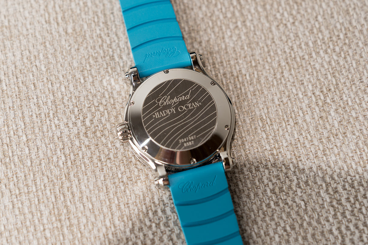 Chopard Happy Ocean 278587-3001 – Blau/Türkis – Gehaeuseboden