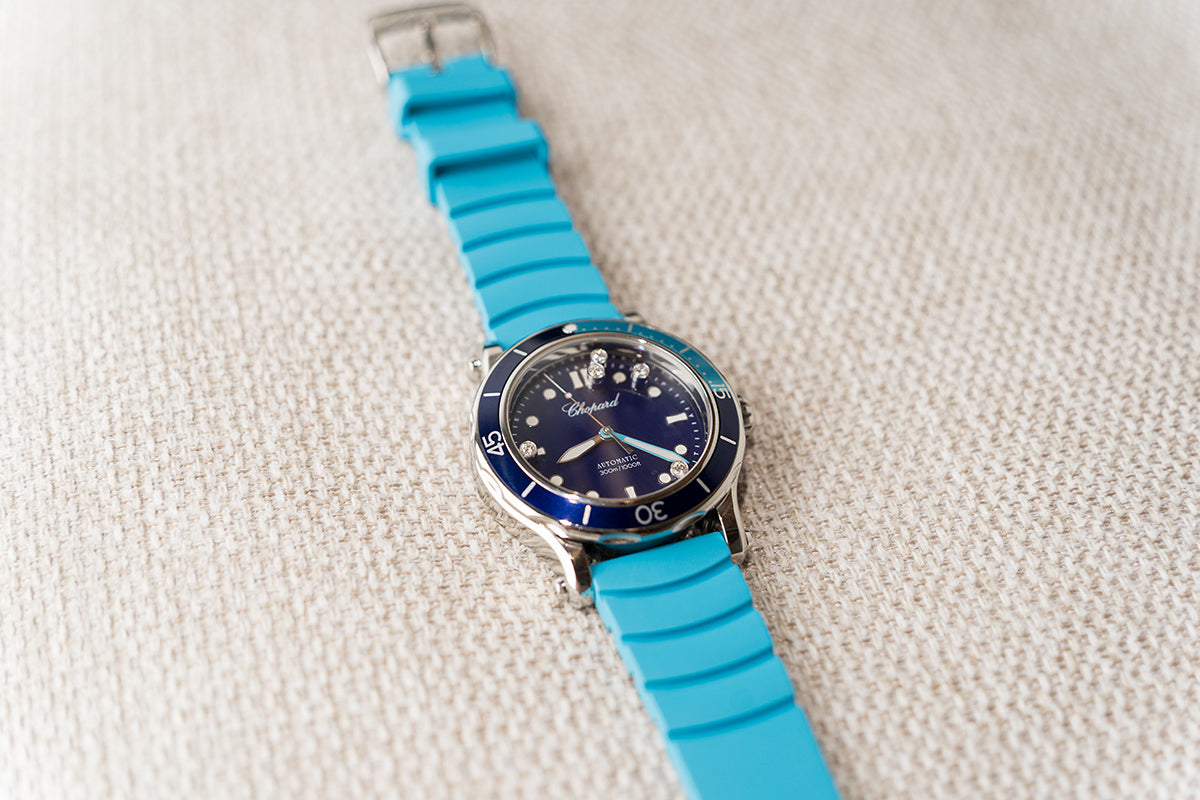 Chopard Happy Ocean 278587-3001 – Blau/Türkis – Band und Schliessenansicht