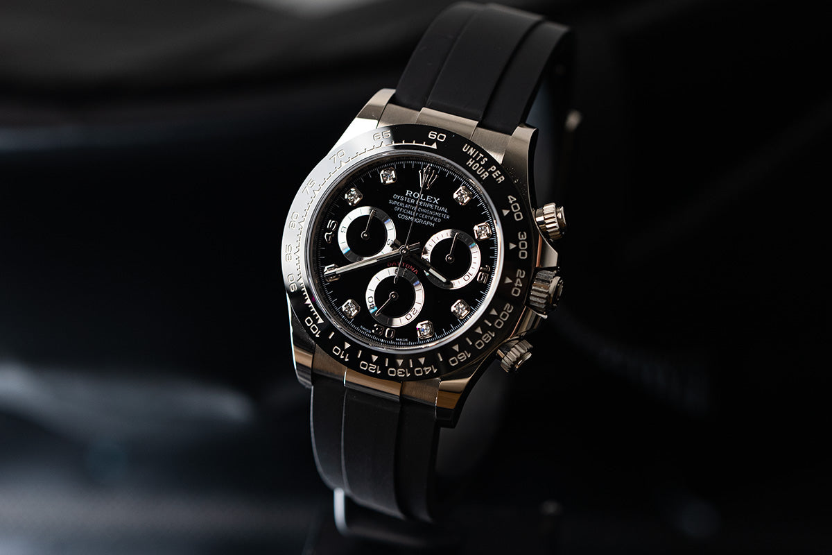 Rolex Daytona Weißgold Oysterflex