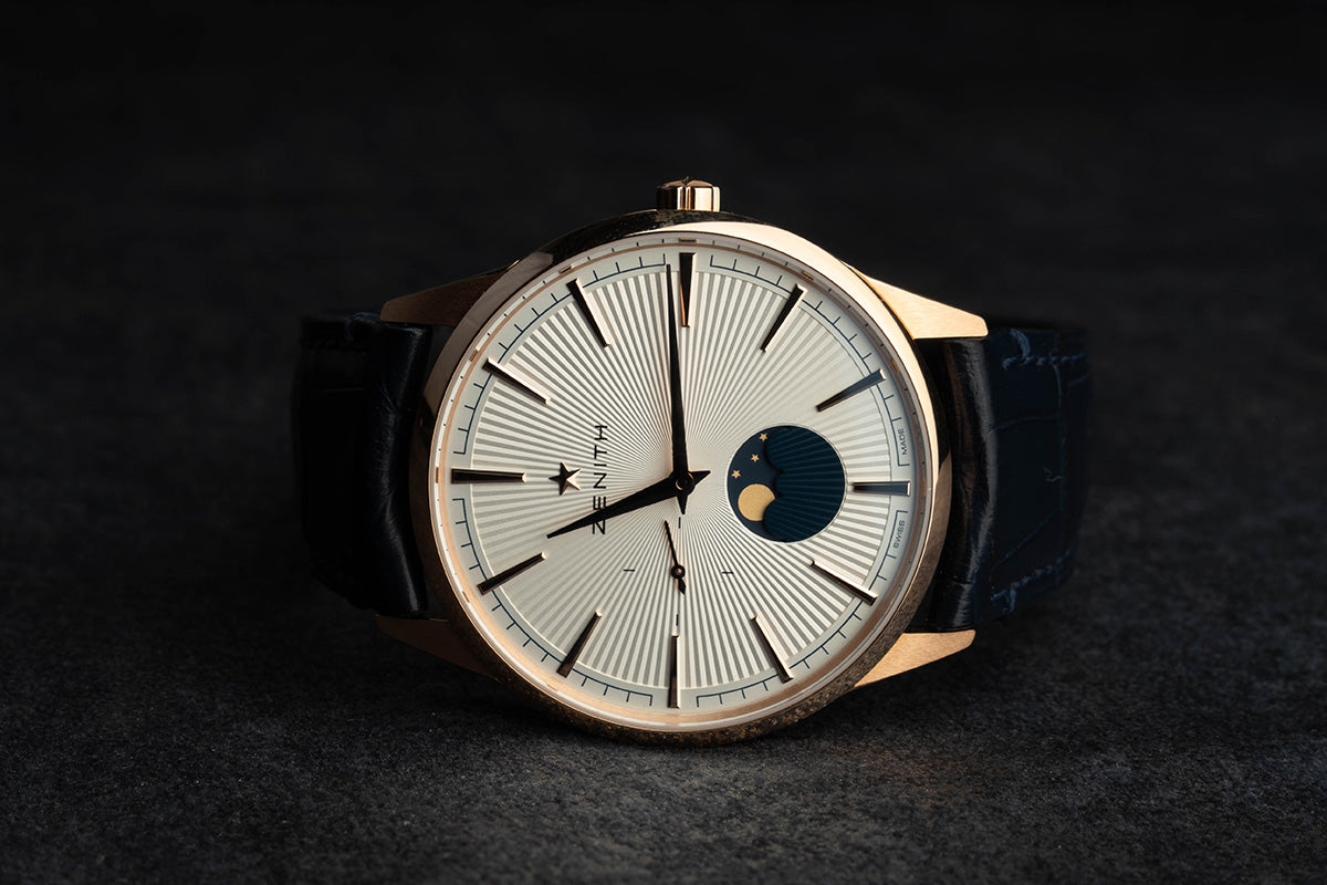 Zenith Elite Moonphase Rosegold
