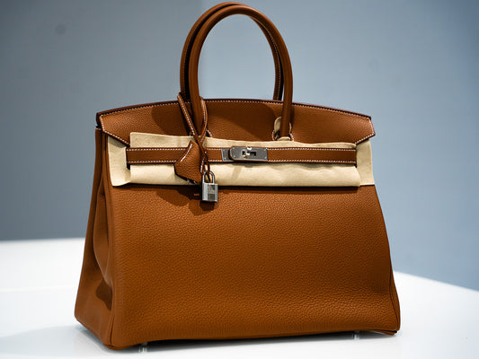 Hermès Birkin Bag 35 Togo Leder Gold