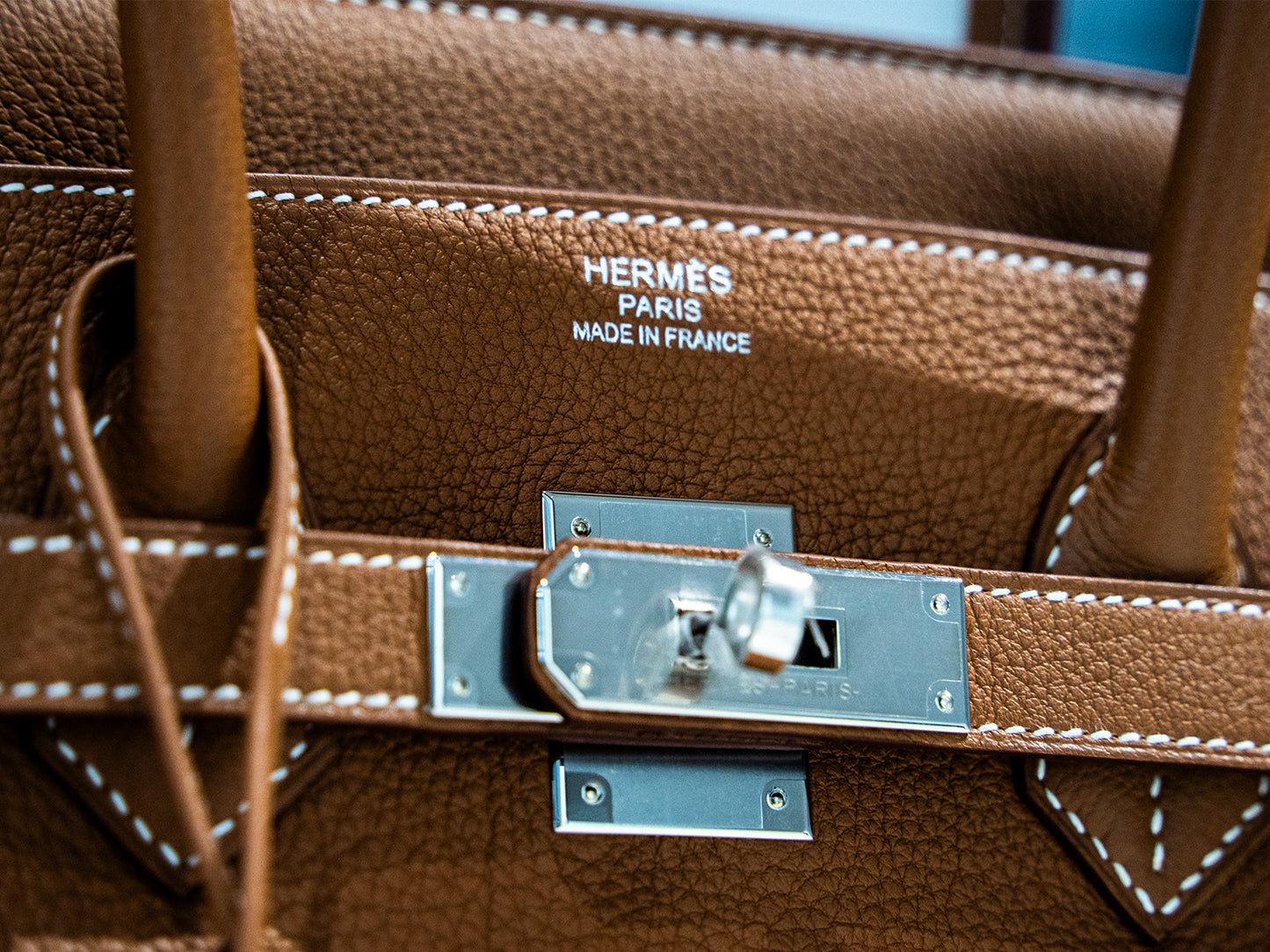 Hermès Birkin Bag 35 Togo Leder Gold