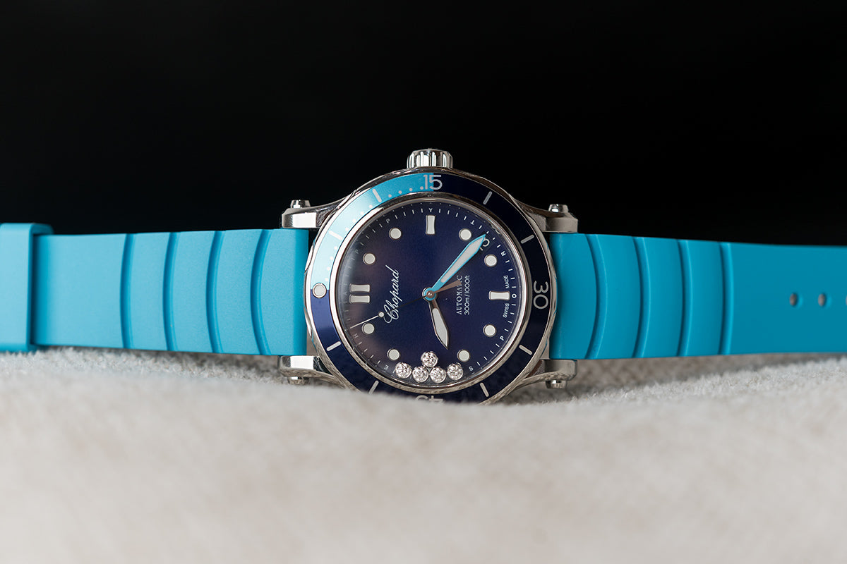 Chopard Happy Ocean 278587-3001 – Blau/Türkis – Frontansicht